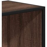 vidaXL Knjižna omara rjavi hrast 80x35x76 cm inženirski les | Shoptok.si