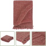 The Living Store Odeja iz bombaža 160x210 cm bordo - Pregrinjalo, (21743991) | Shoptok.si