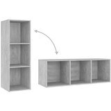 3 TV ormarići 3 kom boja betona 107x35x37 cm konstruirano drvo - Beton siva 3 | shoptok.hr