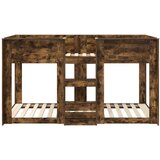  Postelja na vzkraj za otroke Dimljeni oreh 90 x 190 cm, (5000137039) | Shoptok.si