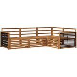 vidaXL Zunanja garnitura za sedenje 4 pcs Naravna Masiven les akacije, (5000282443) | Shoptok.si