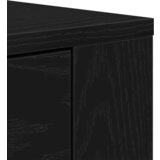 vidaXL Visok kabinet v črnem hrastu | Shoptok.si