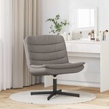  Stolica na kotačiće Sivo-smeđa 63 x 75 x 76 cm tkanina | Eponuda.com