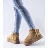 Gemre Dark beige platform snow boots Scavi | Shoptok.si