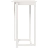  Barski stol bijeli 60 x 60 x 110 cm od masivne borovine | shoptok.hr
