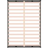  Za krevet crni 140 x 200 cm od masivnog drva | shoptok.hr