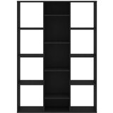 Sobna pregrada / ormarić za knjige crni 100x24x140 cm iverica | shoptok.hr