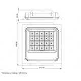 Dawn LED reflektor BR-FL100W-07K 5000K 14000lm 90° IP65 | Eponuda.com