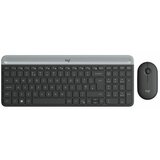 Logitech MK470 Slim komplet bežicna tastatura+bežicni opticki miš crni Graphite - US 920-009204 Cene