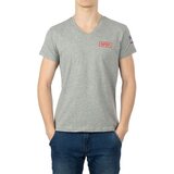 NASA Majice & Polo majice BASIC FLAG V NECK Siva | Shoptok.si