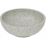 Nadgradni umivaonik sivi okrugli Φ 41 x 14 cm keramički | shoptok.hr