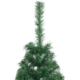 vidaXL Umjetna božićna jelka s lampicama Zelena 120 cm PVC | shoptok.hr