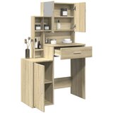  Toaletni stolić s ormarićem boja hrasta sonome 80x35x132 cm | shoptok.hr