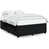  Okvir za krevet bez madraca crni 140 x 190 cm baršunasti | shoptok.hr