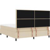  Box Spring Postelja z vzmetnico in LED bež 180x200 cm tkanina, (22081198) | Shoptok.si