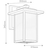  Kichler KL-CAPPANNA-M-BKT - Spoljašnja zidna svetiljka M CAPPANNA 1xE27/60W/230V IP44 | Eponuda.com