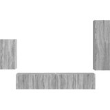  Komplet TV omaric 3 pcs Siva Sonoma Konstruiran les - - Siva - 51.13 - 30 x 31 x 100 cm - 2025-vidaXL-Uvoz_2 | Shoptok.si