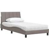  s madracem Hanko smeđesivi 100 x 200 cm od tkanine | shoptok.hr