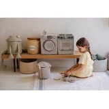Lorena Canals Modra/kremno bela pralna ročno tkana bombažna preproga 90x130 cm Gastro Vintage Blue – | Shoptok.si