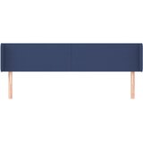  Uzglavlje s ušima plavo 203x16x78/88 cm od tkanine | Eponuda.com