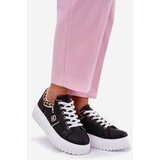 Boto Womens Sports Shoes On Platform Made Of Eco Leather Panther Black Velionna | Shoptok.si