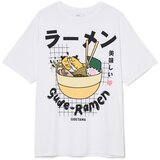 Cropp ženska majica kratkih rukava s printom Gudetama - Bijela 0149Z-00X | shoptok.hr