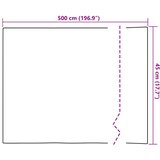  Statička folija za prozore Frosted siva 45 x 500 cm PVC | shoptok.hr
