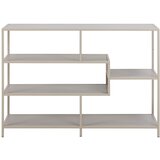 Actona Polica za knjige SARON 114x78 cm siva | Eponuda.com