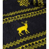 Gemre Black blanket with yellow Christmas patterns Velma | Shoptok.si