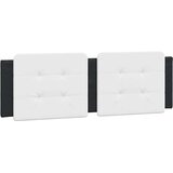  Jastuk za uzglavlje Zadar bijelo-crni 160 cm od umjetne kože | Eponuda.com