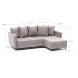 Atelier Del Sofa ugaona sofa Aidam desno - krem | ePonuda.com