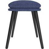 Stolček za noge moder 45x29,5x35 cm blago, (20818590) | Shoptok.si