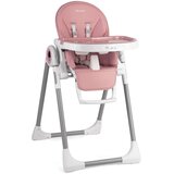  Stolica za hranjenje sa stolićem Nukido Belo, ružičasta | shoptok.hr