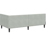  Kutni okvir kreveta Svijetlo siva 80 cm x 200 cm Baršun | shoptok.hr