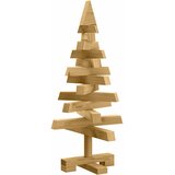  Božićna drvca s stalakom Smeđa 60 cm Masivna borovina | shoptok.hr