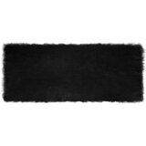  Tepih od umjetne ovčje kože TAFALLA Crna 80 x 200 cm Poliester | shoptok.hr