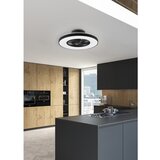  Stropni ventilator Halmstadt (Ø 60 cm, 3000 - 6500 K, črno-bel) | Shoptok.si