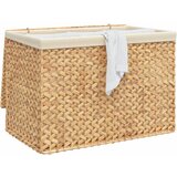  Košara za rublje s 3 odjeljka 75x42,5x52 cm od vodenog zumbula | shoptok.hr