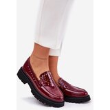 Boto Ladies Patent Moccasins With Decoration Bordeaux Nallae | Shoptok.si