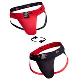 MM Sports The Original Jockstrap Reversible Black-Red XL | shoptok.hr