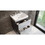 Germania Sivi zidni ormarić za ispod umivaonika u sjajnom dekoru 61x65 cm Celano – | shoptok.hr