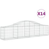  Lučne gabionske košare 14 kom 200x30x40/60 cm pocinčano željezo | Eponuda.com