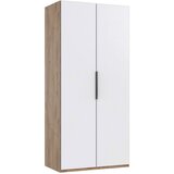 MID.YOU omara s klasičnimi vrati, bela, hrastova deska | Shoptok.si
