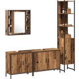  Set namještaja za kupaonicu od 4 dijela od starog drva | shoptok.hr