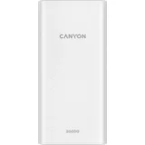 Canyon PB-2001, Power bank 20000mAh Li-poly battery, Input 5V/2A , Output 5V/2.1A(Max) , 144*69*28.5mm, 0.440Kg, white - CNE-CPB2001W