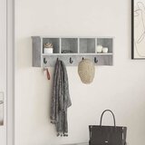  Vješalica za kapute na zidu Zidne Betonski sivi 75 x 16 x 26 cm | Eponuda.ba