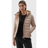 4f Women's Down Jacket With Hood Beige WAW24TDJ | Shoptok.si