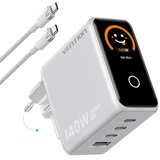 Vention Punjač 3xUSB-C 1xUSB-A 140W sa USB-C kablom 1m sivi Cijene