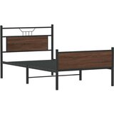  Okvir kreveta bez madraca smeđa boja hrasta 107x203 cm drveni | shoptok.hr