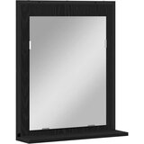  Ogledalo Crni hrast 50 x 12 x 60 cm Staklo i inženjerski drvo | shoptok.hr